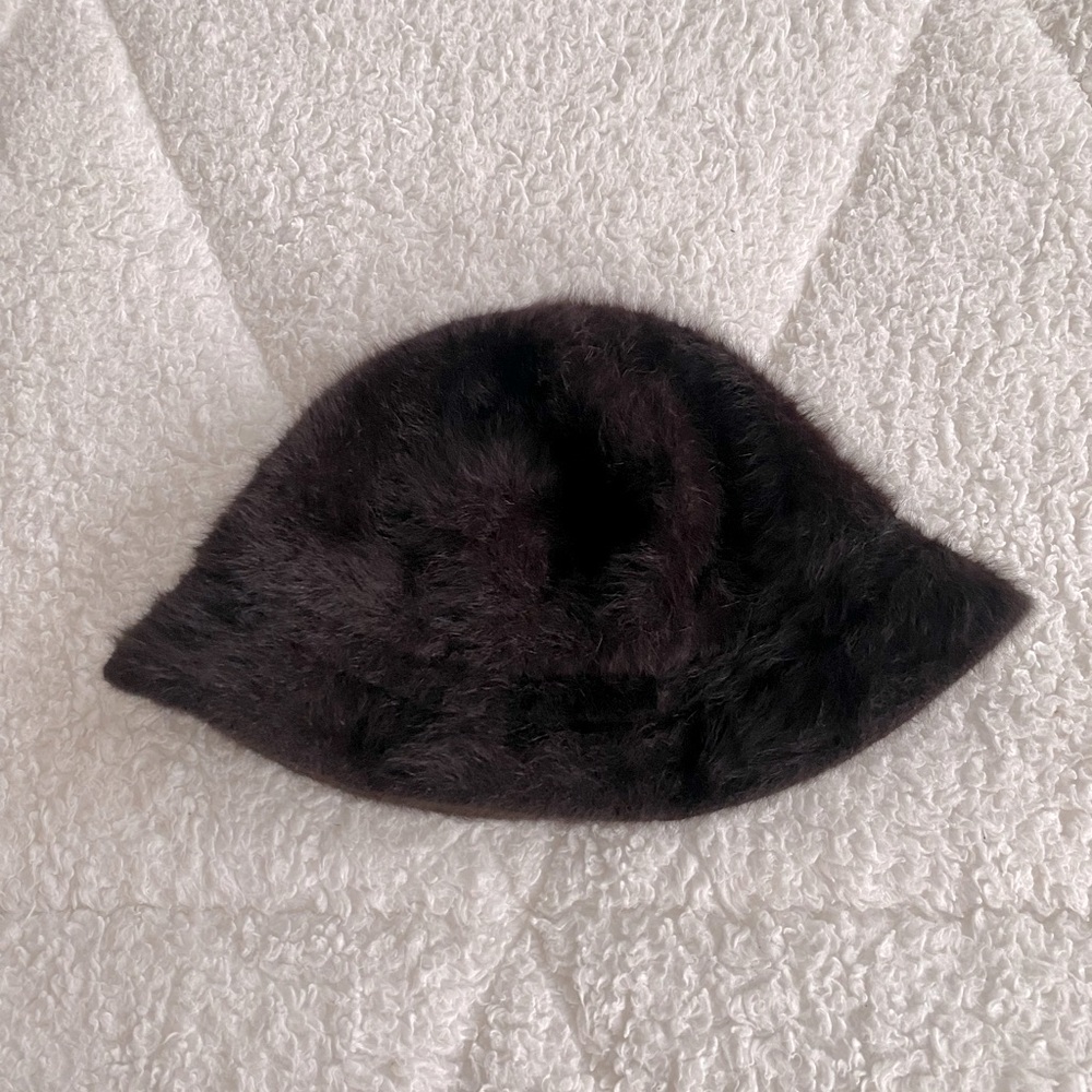 Vintage real fur fuzzy hat